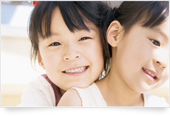 子どもの矯正写真